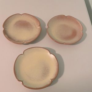 Frankoma saucers 5e set of 3